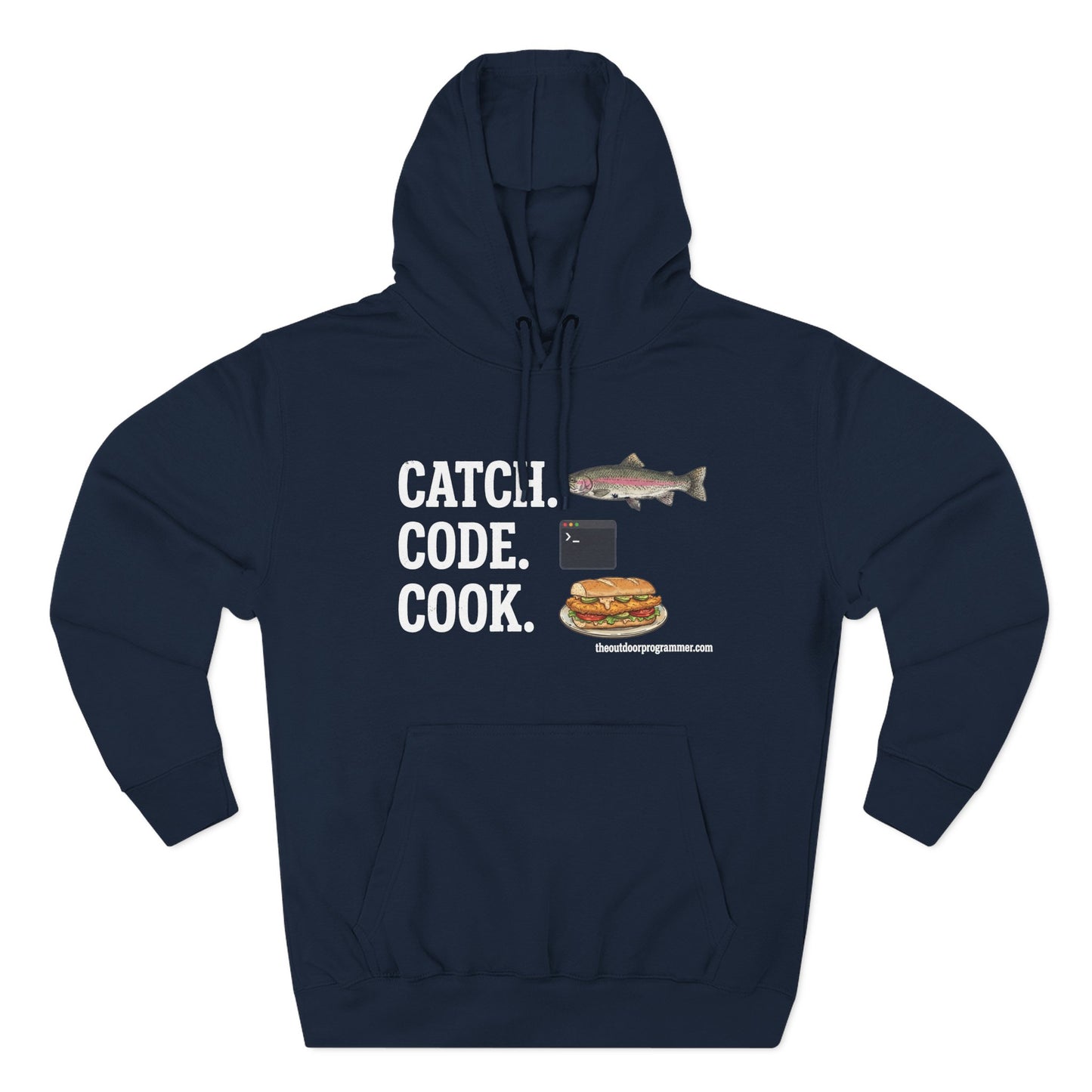 Catch. Code. Cook.