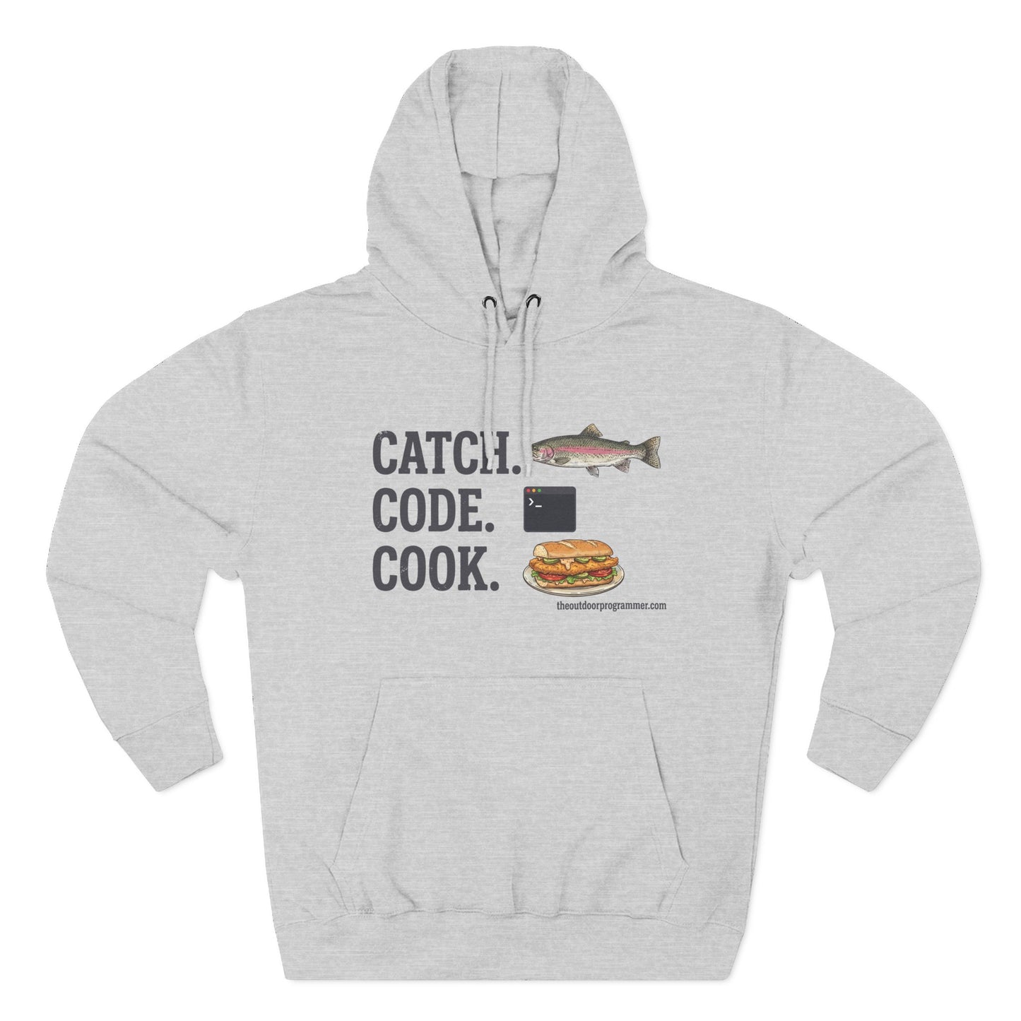 Catch. Code. Cook.